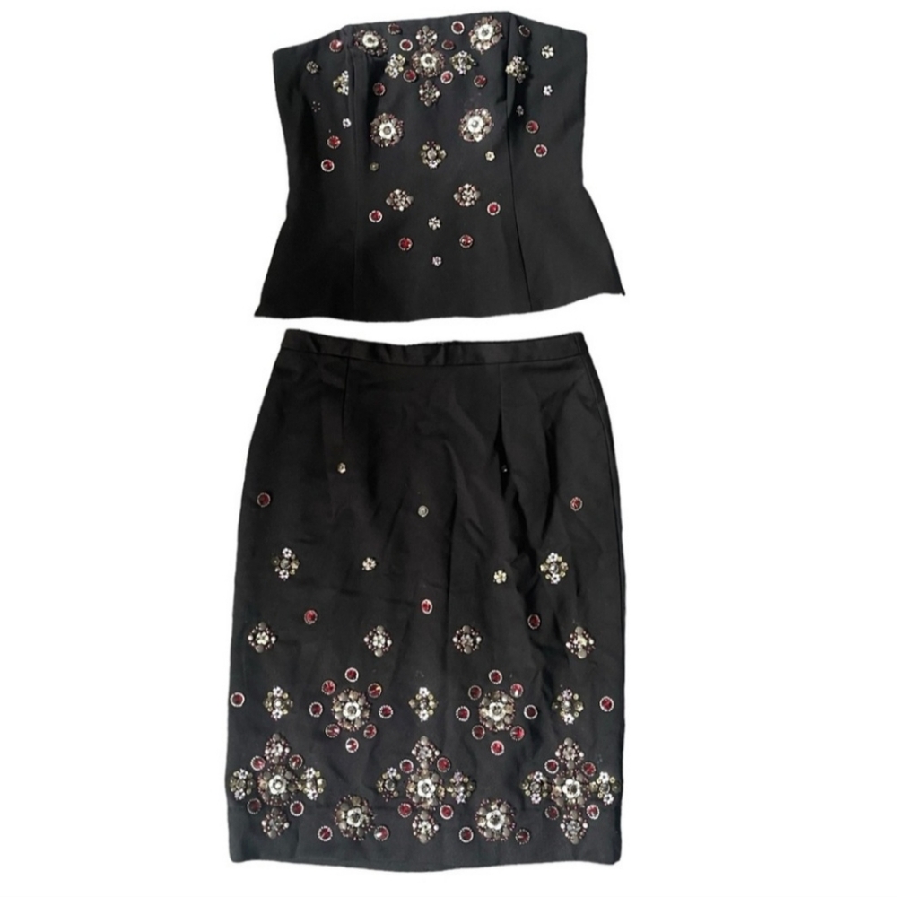 White House Black Market Corset and Pencil Shirt Set Size 6